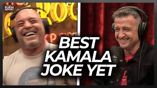 Joe Rogan Can’t Stop Laughing at Guest’s Perfect Kamala Joke [upl. by Etnaik188]