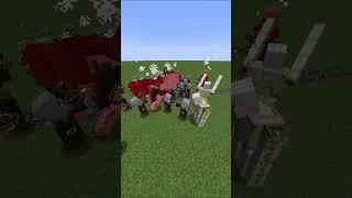 Minecraft pillagers 60 vs 3 golem minecraft minecraftshorts minecraftpe [upl. by Hardi]