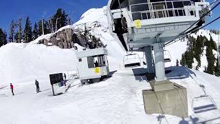 Mt Hood Meadows  Skiing Down 2 Bowl and Show Off Black Diamond runs [upl. by Wootten519]