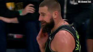 Jonas Valanciunas 11 pts 12 reb 1 blk vs Brooklyn Nets  20240102 [upl. by Ssegrub]