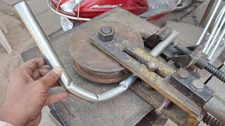 Round Pipe Bending Mistake  Round Pipe Bending Tricks [upl. by Selia]