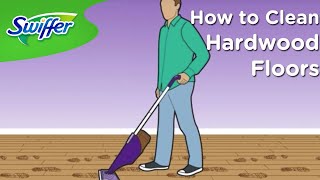 How to Clean Hardwood Floors with Swiffer WetJet  Swiffer [upl. by Nelg]