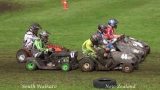 Mower Racing Fun in Tokoroa New Zealand [upl. by Scholz]