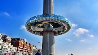 Worlds Tallest Observation Tower British Airways i360  Brighton in 4K [upl. by Arreyt]