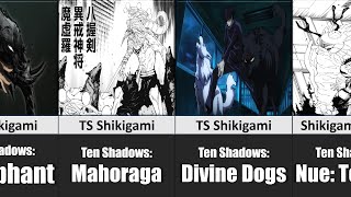 All of Ten Shadows Shikigami in Jujutsu Kaisen [upl. by Yeung]