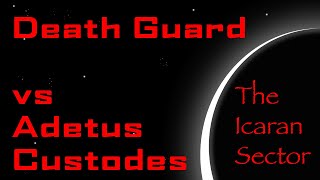 3000 Points Death Guard vs Adeptus Custodes 10th Edition Warhammer 40k Battle Report [upl. by Jamill]