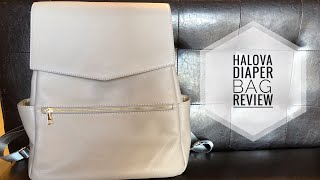 HaloVa Diaper Bag Review Freshly Picked Dupe [upl. by Valdes]