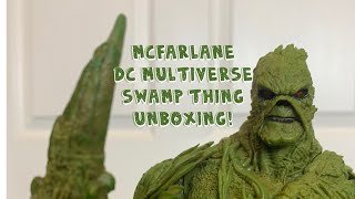 MCFARLANE DC MULTIVERSE SWAMP THING UNBOXING [upl. by Dewie539]