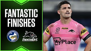 NRL 2024  Fantastic Finishes  Eels v Panthers  Round 23 [upl. by Washington]