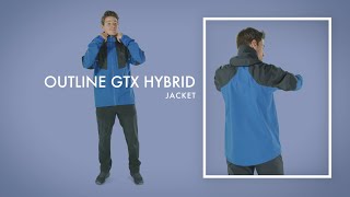 OUTLINE GORETEX HYBRID JACKET M  Salomon Hiking [upl. by Etnahsal342]