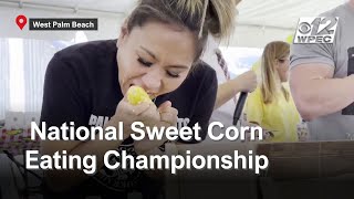 Top eaters to take on National Sweet Corn Eating Championship [upl. by Notsuh]