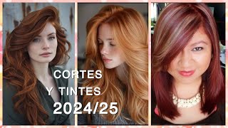 NUEVOS TIPS DE MODA EN TINTES Y CORTES DE CABELLO LAS TENDENCIAS 202425 [upl. by Htesil]