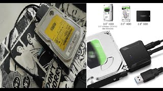 Adaptador SATA para USB  Como usar cabo SATA para USB [upl. by Naffets]