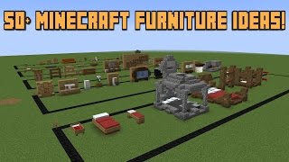 50 Minecraft Furniture ideas [upl. by Mcconnell785]