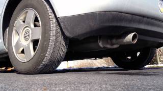 mk4 golf 20 magnaflow exhaust [upl. by Aksehcnarf]