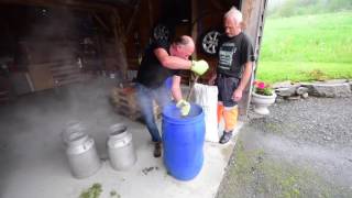 Traditional brewing in Hornindal [upl. by Malanie]