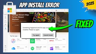 FIX Microsoft Store Not Downloading Apps or Install Error NEW [upl. by Herculie]