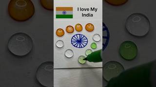 dian🇮🇳Flower🌼india flag colour mixing art satisfying youtubeshorts viralshorts colors flag [upl. by Augustin]