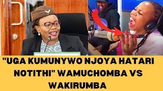 🔥Wakirumba Calls Gathoni Wa Muchomba Live On Air After Parliament Drama😂😂 [upl. by Ennayd944]