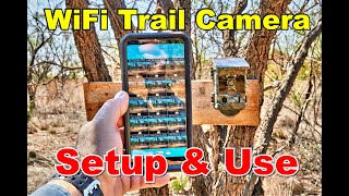 🦌 Ceyomur 4K Solar Trail Camera WiFi Setup How To Guide [upl. by Iamhaj]