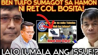 ANG SAGOT NI BEN TULFO SA HAMON NI BOSITA [upl. by Oznol]