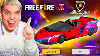 ¡CONSEGUÍ TODA LA COLABORACION DE FREE FIRE X LAMBORGHINI  🔥 🔥 [upl. by Cyb]