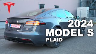 2024 Tesla Model S Plaid Review With All New Updates In 4K [upl. by Larrabee]