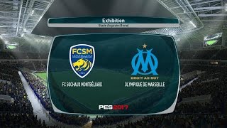 Sochaux  Marseille PES 2017  Coupe de la Ligue 18ème de Finale  CPU Vs CPU [upl. by Ruffina]