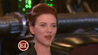 EXCLUSIVE Iron Man 2  Scarlett Johansson Interview [upl. by Azila]