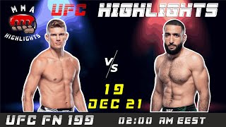 Wonderboys last fight 2021  Stephen Thompson Vs Belal Muhammad  MMA Highlights  191221 [upl. by Nylcoj]