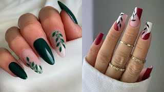 Gorgeous and Modern nail polish designs printed nail art trends [upl. by Ynnam]