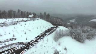 Hotel Dollenberg Winter 2015  Luftaufnahmen [upl. by Gunning817]