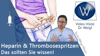 Blutverdünner Heparin So wichtig amp gefährlich sind Thrombosespritzen  Thrombose amp Thrombozytopenie [upl. by Lacsap]