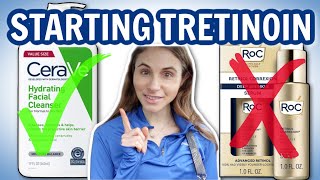 Starting tretinoin WHAT TO USE amp AVOID Dermatologist DrDrayzday [upl. by Ennasil]