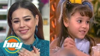 Danna Paola se puso nostálgica al recordar cuando fue parte de HOY [upl. by Eremahs277]