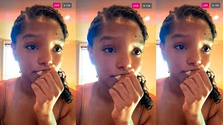 Halle Bailey Loses It After Fans Disrespect Halo 😳 [upl. by Iek742]