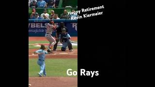 Happy Retirement Kevin Kiermaier mlb mlbbaseball baseball sports [upl. by Znerol510]