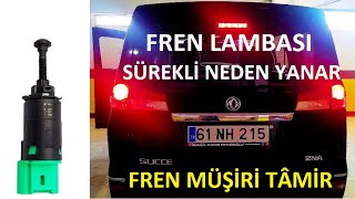 Aracımın fren lambaları sürekli yanıyor neden  Fren müşiri nasıl sökülür takılır  DFM SUCCE ZNA [upl. by Creighton]