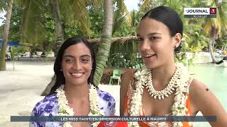 Les Miss Tahiti en immersion culturelle à Maupiti [upl. by Yaned706]