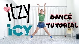 MIRRORED ITZY  ICY DANCE TUTORIAL Chorus  Dance Break  Natya Shina [upl. by Ennovihs]