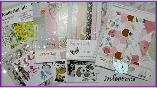 Mega Haul de material para Scrapbook ❤️ InLoveArtShop ft Dulce Manzana [upl. by Amelia]