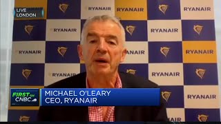 Ryanair CEO Michael OLeary talks earnings outlook and Boeing management [upl. by Mathia856]