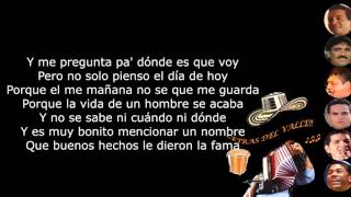 Señor Abogado  Diomedes Díaz Letra [upl. by Timmie618]