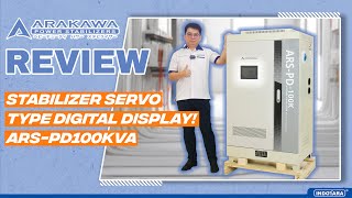 REVIEW ARAKAWA STABILIZER SERVO TYPE DIGITAL DISPLAY VERSION ARSPD100KVA [upl. by Lednyk]