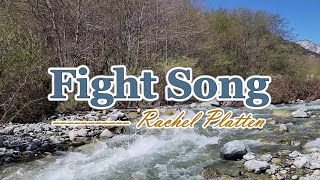 Fight Song  KARAOKE VERSION  as popularized by Rachel Platten [upl. by Eneliak126]