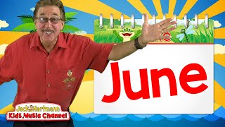 Its the Month of June  Juneteenth  Calendar Song for Kids  Jack Hartmann [upl. by Ellmyer322]