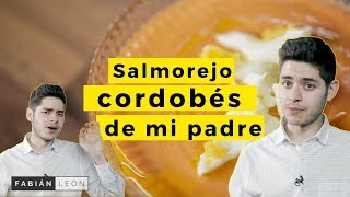 Cómo preparar salmorejo cordobés MUY fácil  Receta de mi padre [upl. by Akcinat]