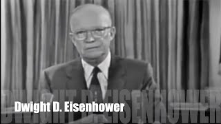 【What They Told】028 Eisenhowers Address WARNING on Military Industrial Complex January 1961 [upl. by Aihsenet]