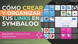 CÓMO CREAR Y ORGANIZAR BLOQUES EN SYMBALOO [upl. by Zurn]