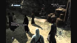 Assassins Creed Walkthrough Part 4 PickPocket time [upl. by Larena617]